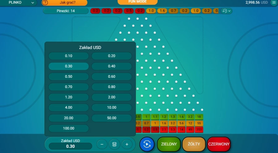 Plinko gra